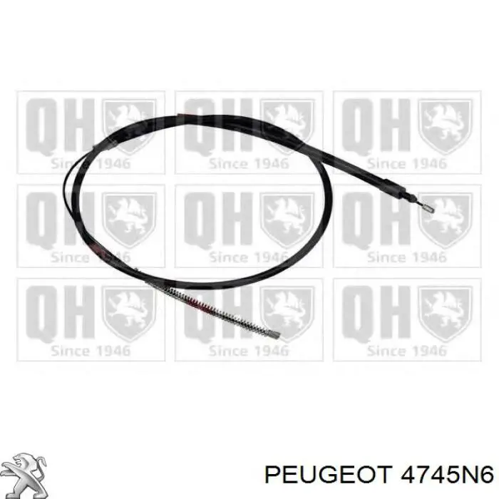 FHB432956 Ferodo cable de freno de mano trasero derecho/izquierdo