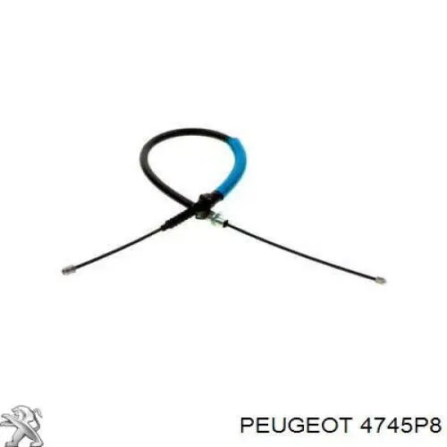 Cable de freno de mano trasero izquierdo Peugeot/Citroen 4745P8 precio, desde 9,49 EUR
