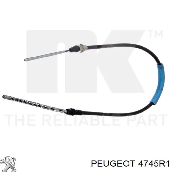 E074123 Peugeot/Citroen cable de freno de mano trasero izquierdo