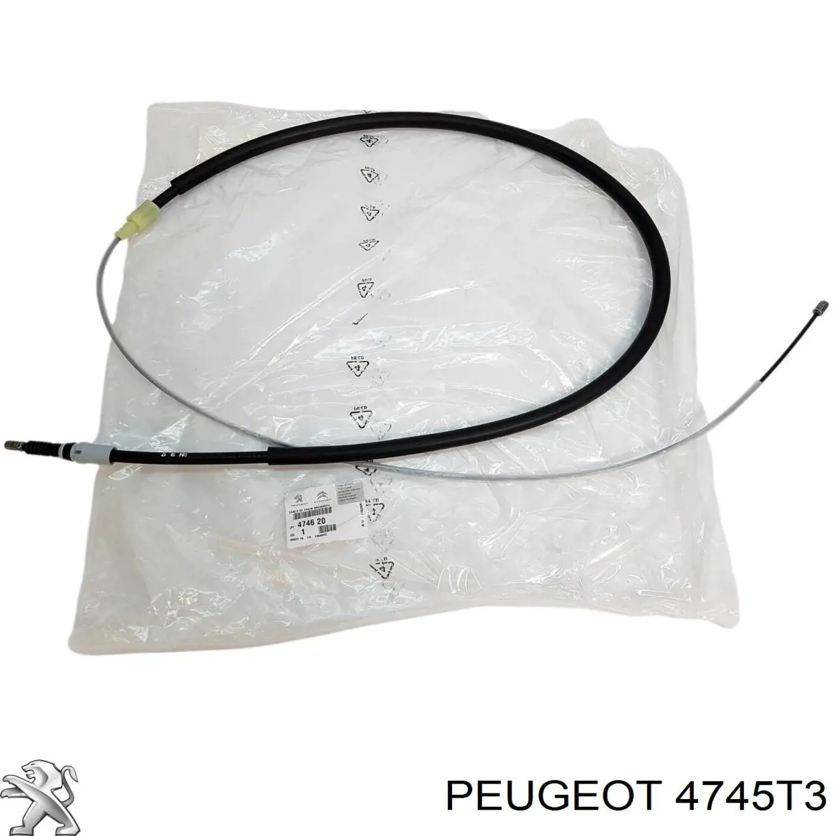 4745T3 Peugeot/Citroen cable de freno de mano trasero derecho/izquierdo