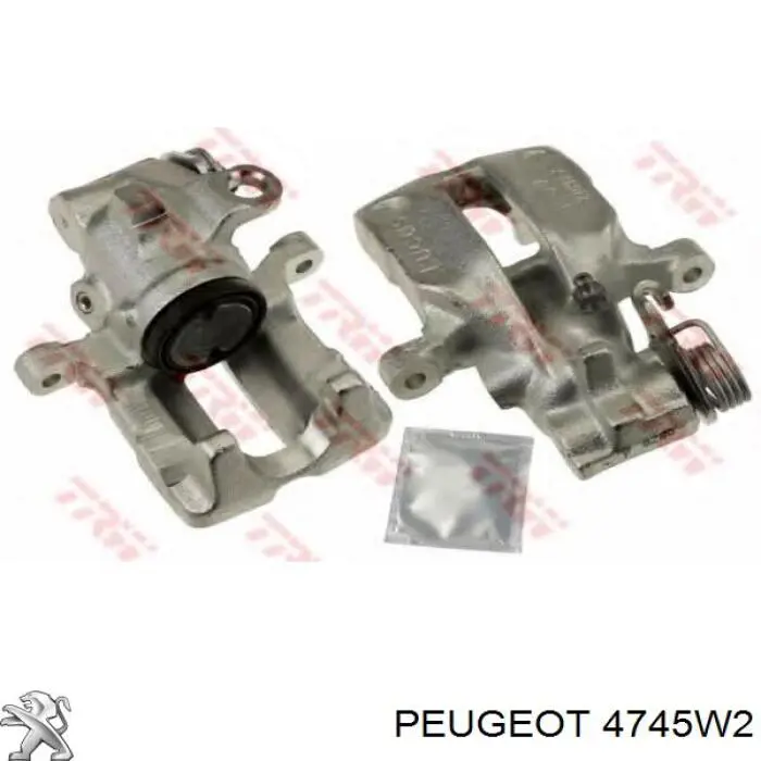 Cable para freno de mano delantero Peugeot/Citroen 4745W2