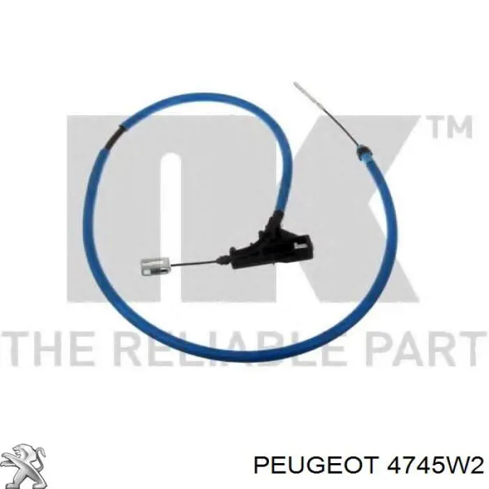 Cable de freno de mano delantero  Peugeot/Citroen 4745W2 precio, desde 32,04 EUR