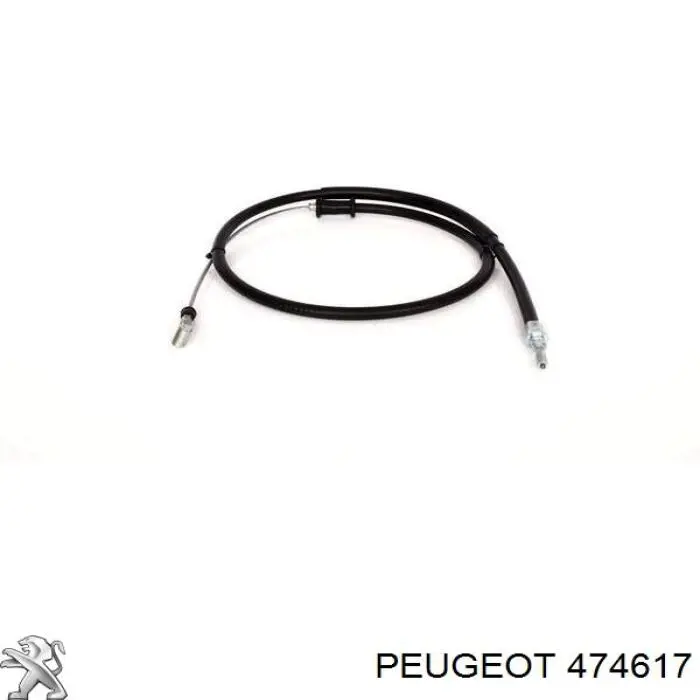 474617 Peugeot/Citroen cable de freno de mano trasero derecho/izquierdo