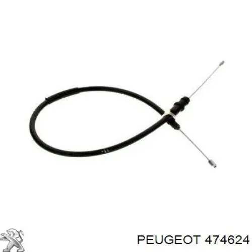 474624 Peugeot/Citroen cable de freno de mano delantero