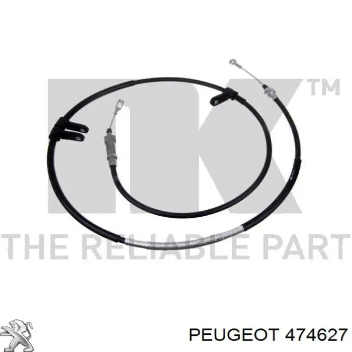Comprar 1350313080 Fiat/Alfa/Lancia Cable de freno de estacionamiento delantero