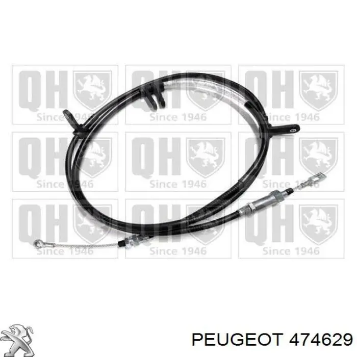 474629 Peugeot/Citroen cable de freno de mano delantero