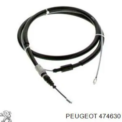474630 Peugeot/Citroen cable de freno de mano trasero derecho/izquierdo