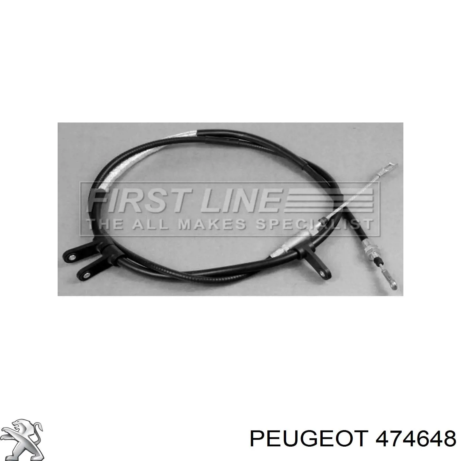 474648 Peugeot/Citroen cable de freno de mano delantero