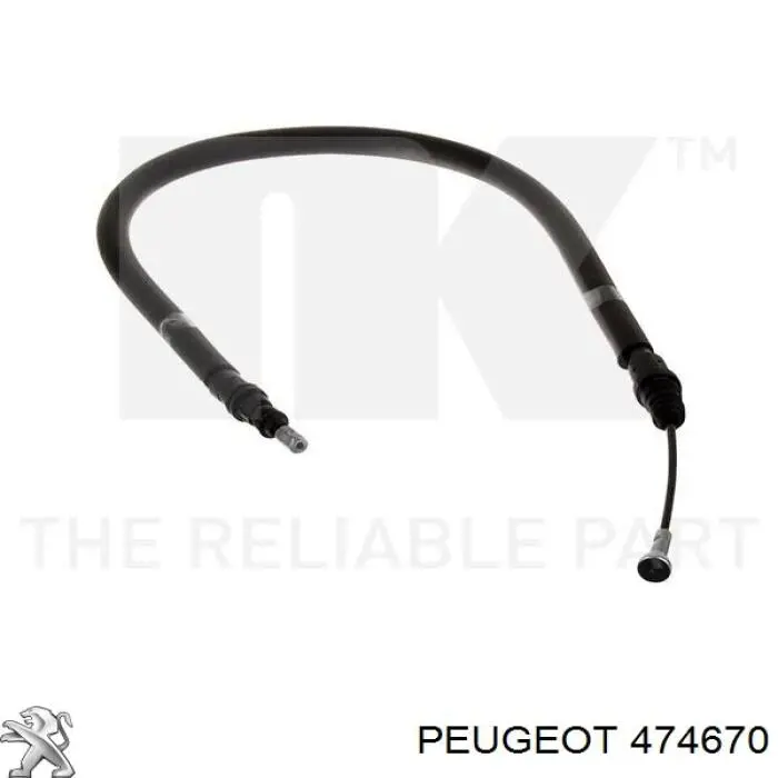 Cable de freno de mano trasero derecho/izquierdo Peugeot/Citroen 474670 precio, desde 11,28 EUR