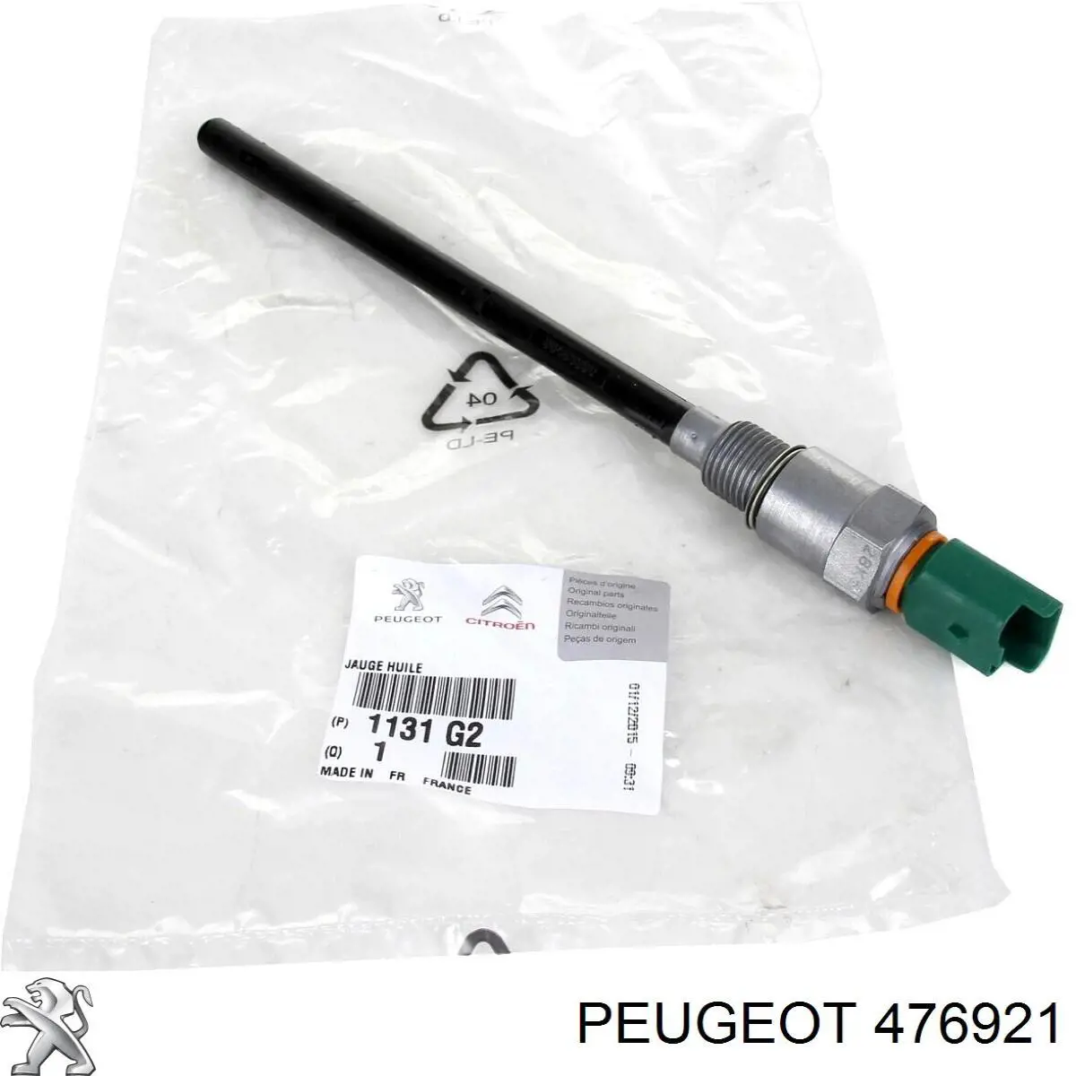 476921 Peugeot/Citroen guía del cable del freno de mano