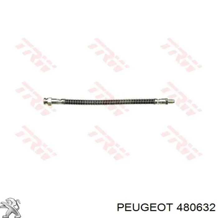 480632 Peugeot/Citroen latiguillo de freno trasero