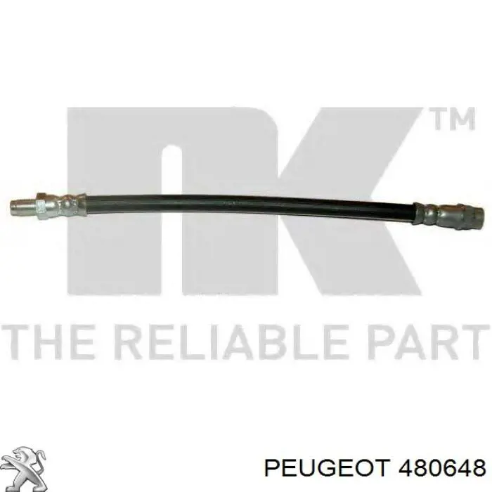 480648 Peugeot/Citroen tubo flexible de frenos trasero