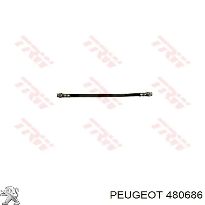 480686 Peugeot/Citroen latiguillo de freno trasero