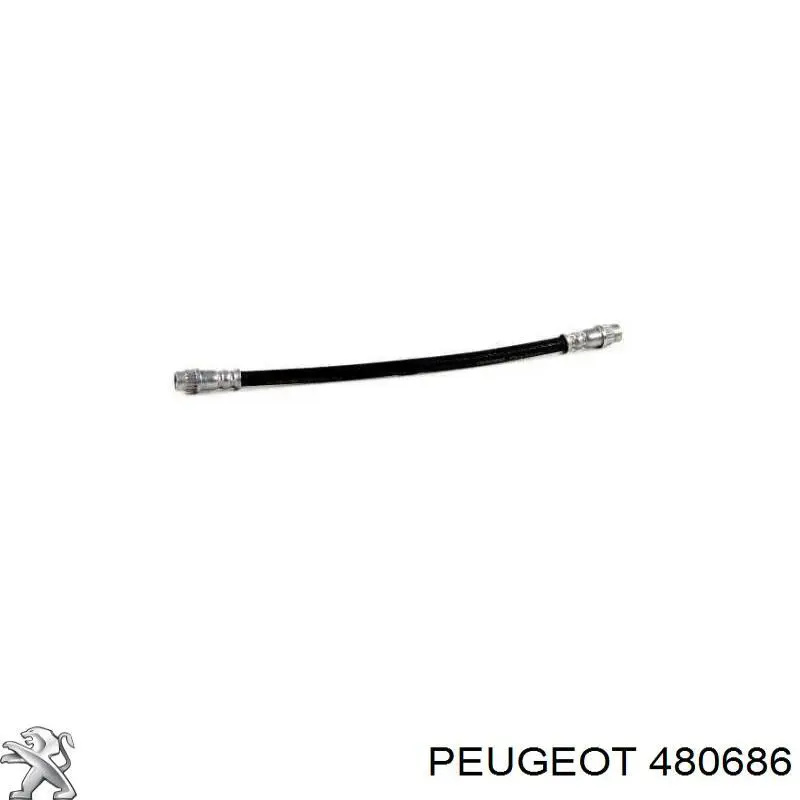Latiguillo de freno trasero 480686 Peugeot/Citroen