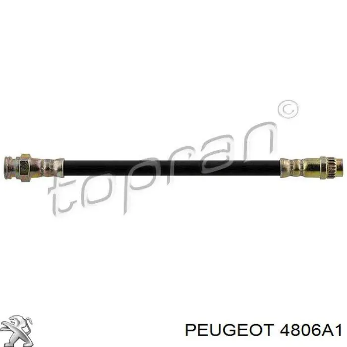 4806A1 Peugeot/Citroen tubo flexible de frenos trasero