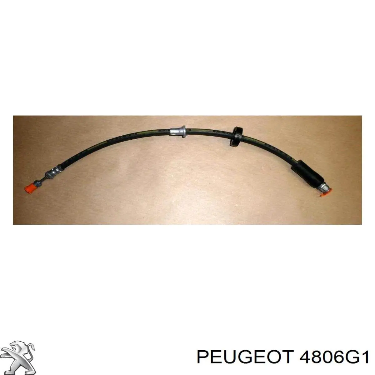4806G1 Peugeot/Citroen latiguillo de freno delantero