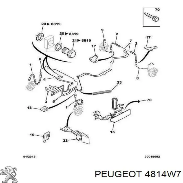 4814W7 Peugeot/Citroen