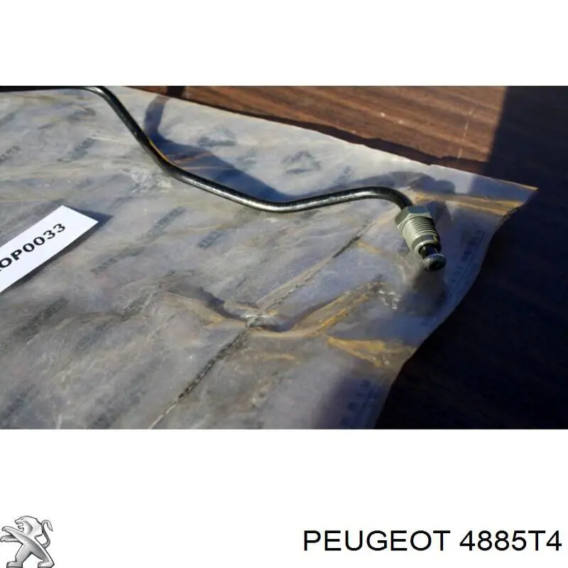 4885T4 Peugeot/Citroen tubo de freno trasero izquierdo