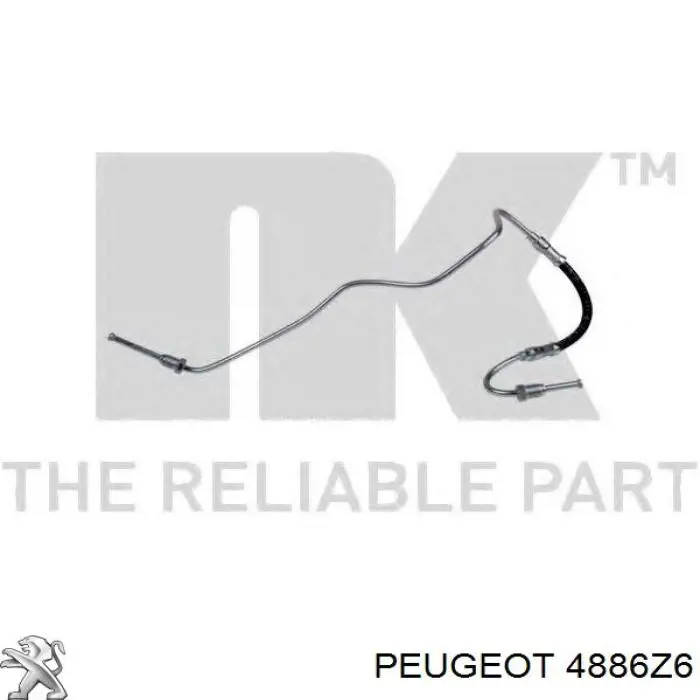 Manguera de freno trasera izquierda Peugeot/Citroen 4886Z6 precio, desde 16,45 EUR