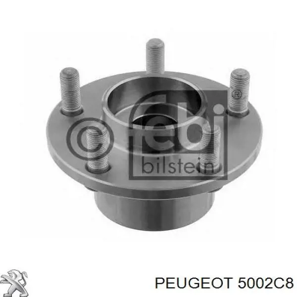 5002C8 Peugeot/Citroen muelle de suspensión eje delantero