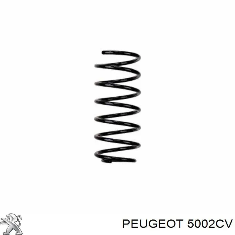 5002CV Peugeot/Citroen muelle de suspensión eje delantero