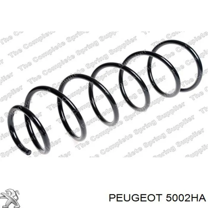 5002HA Peugeot/Citroen muelle de suspensión eje delantero