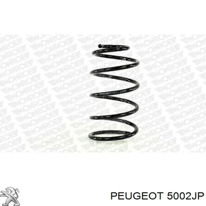 5002JP Peugeot/Citroen muelle de suspensión eje delantero