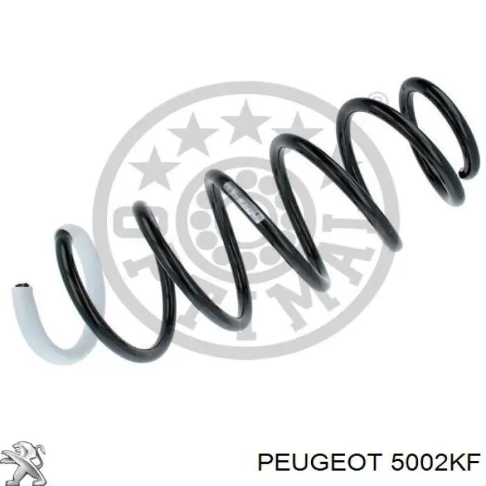 5002KF Peugeot/Citroen muelle de suspensión eje delantero