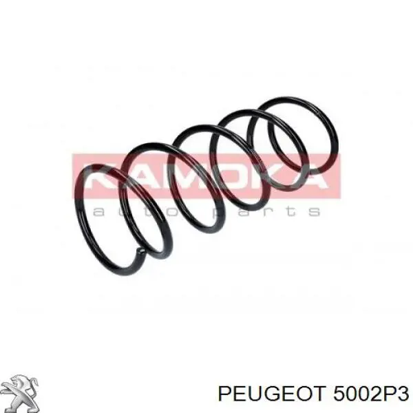 5002P3 Peugeot/Citroen muelle de suspensión eje delantero