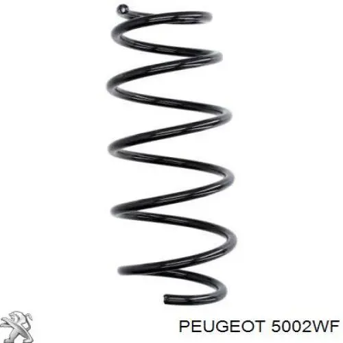 5002WF Peugeot/Citroen muelle de suspensión eje delantero