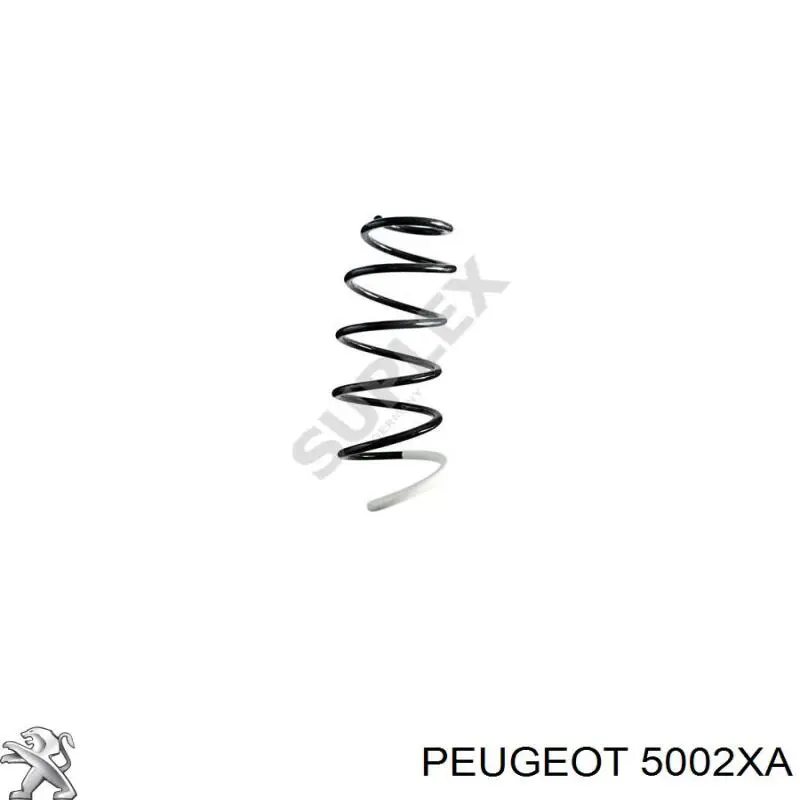 5002XA Peugeot/Citroen muelle de suspensión eje delantero