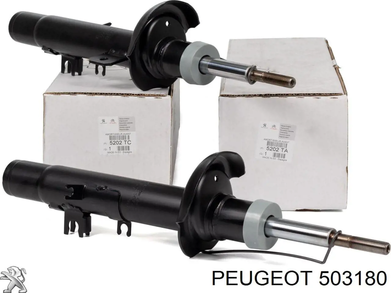 Soporte del amortiguador delantero 503180 Peugeot/Citroen