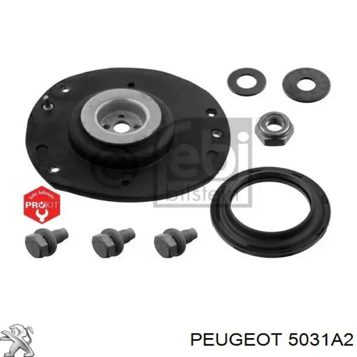Comprar 5031A2 Peugeot/Citroen Soporte del amortiguador delantero izquierdo