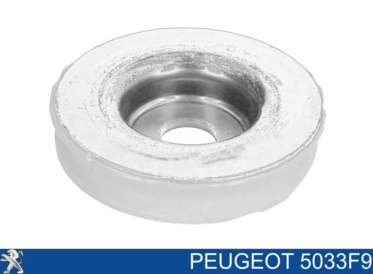 Copa superior del resorte delantero 5033F9 Peugeot/Citroen