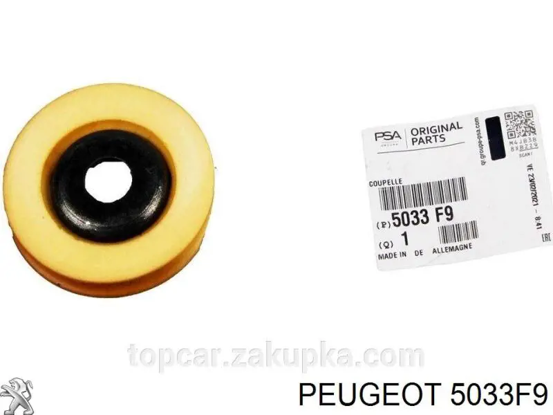 Copa superior del resorte delantero Peugeot/Citroen 5033F9 precio, desde 9,57 EUR