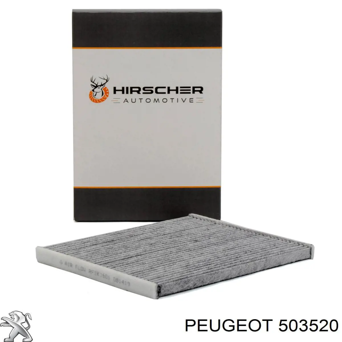 Rodamiento de soporte del amortiguador delantero 503520 Peugeot/Citroen