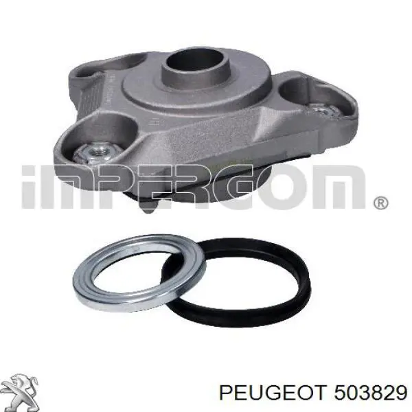 503829 Peugeot/Citroen soporte amortiguador delantero izquierdo
