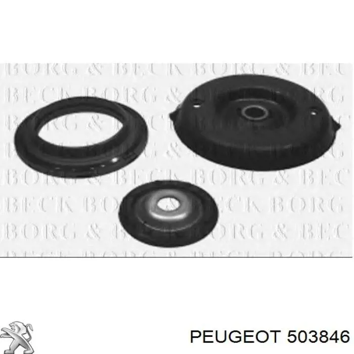 Comprar 503846 Peugeot/Citroen Soporte del amortiguador delantero