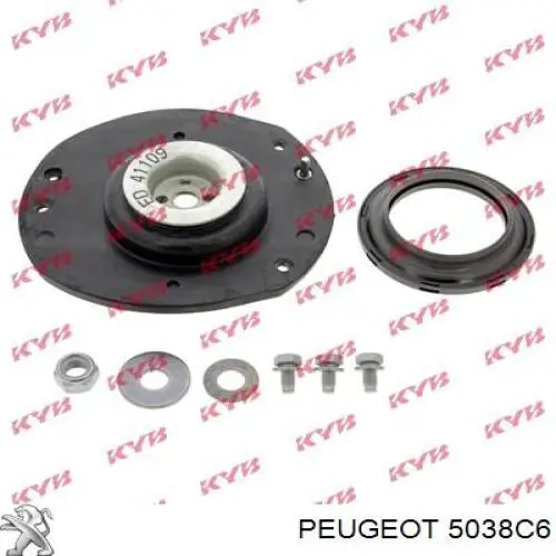 Soporte del amortiguador delantero Peugeot/Citroen 5038C6 precio, desde 23,60 EUR