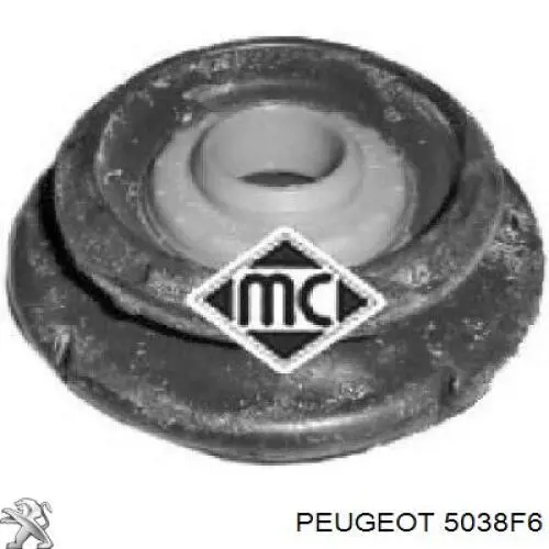 Soporte del amortiguador delantero Peugeot/Citroen 00005038F6 precio, desde 16,64 EUR