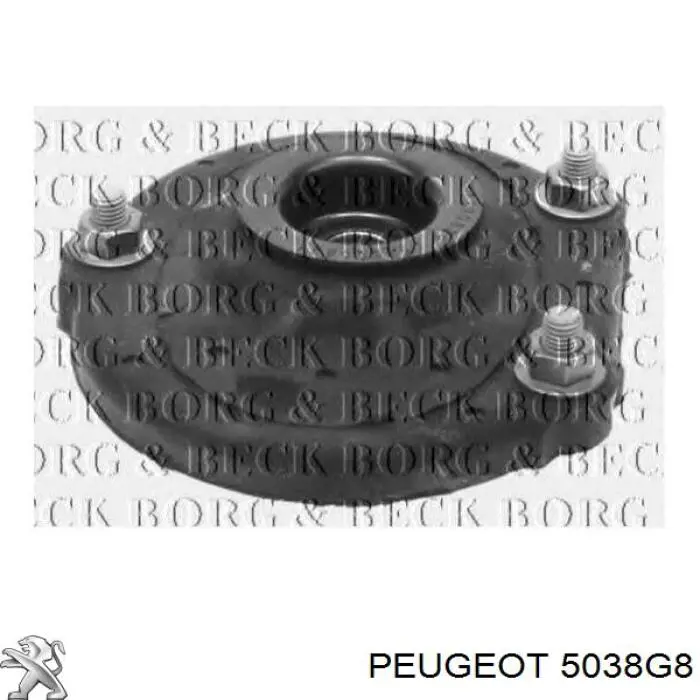 5038G8 Peugeot/Citroen soporte amortiguador delantero izquierdo
