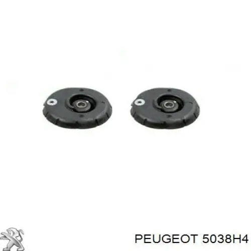 5038H4 Peugeot/Citroen soporte amortiguador delantero
