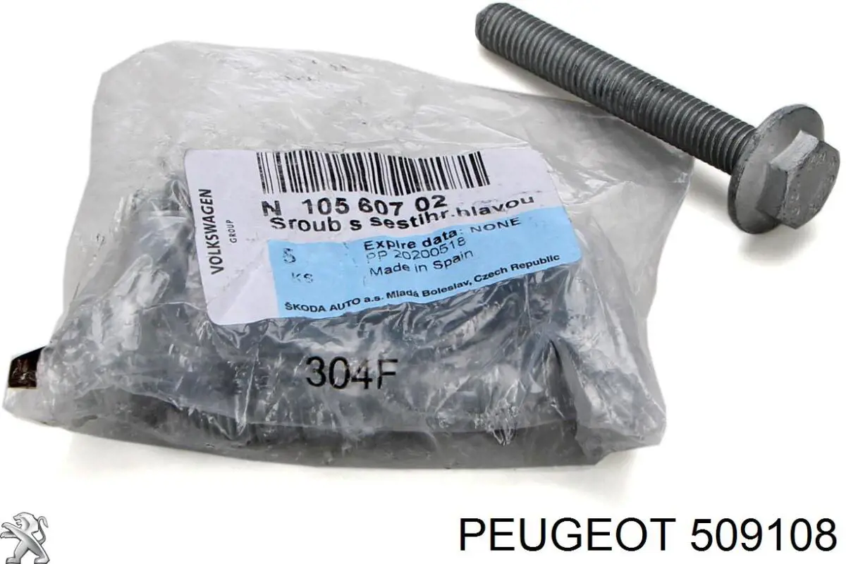 Comprar 509108 Peugeot/Citroen Tornillo (tuerca) de sujeción
