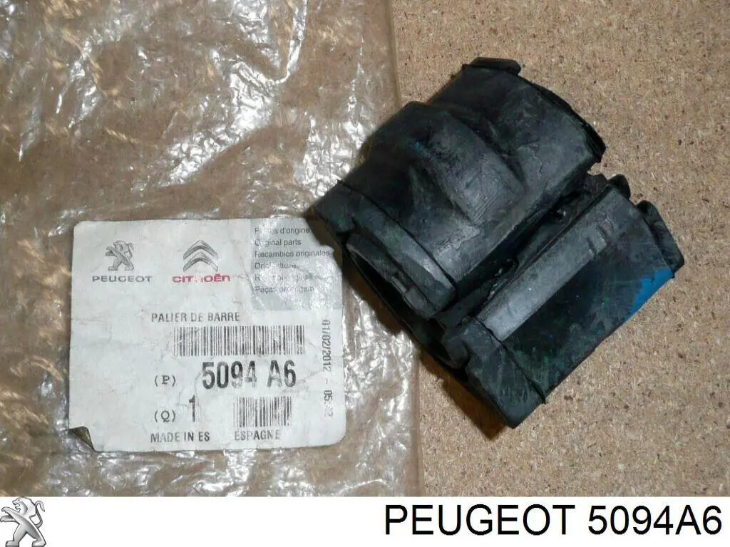 5094A6 Peugeot/Citroen casquillo de barra estabilizadora delantera