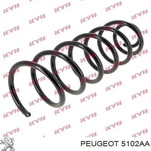 Muelle de suspensión trasero Peugeot/Citroen 5102AA precio, desde 62,39 EUR