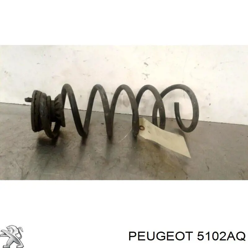 5102AQ Peugeot/Citroen muelle de suspensión eje trasero