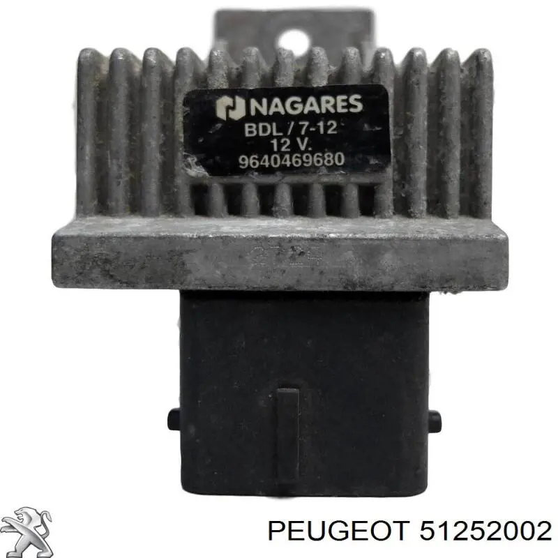 Relé de bujía de precalentamiento Peugeot 406 8B