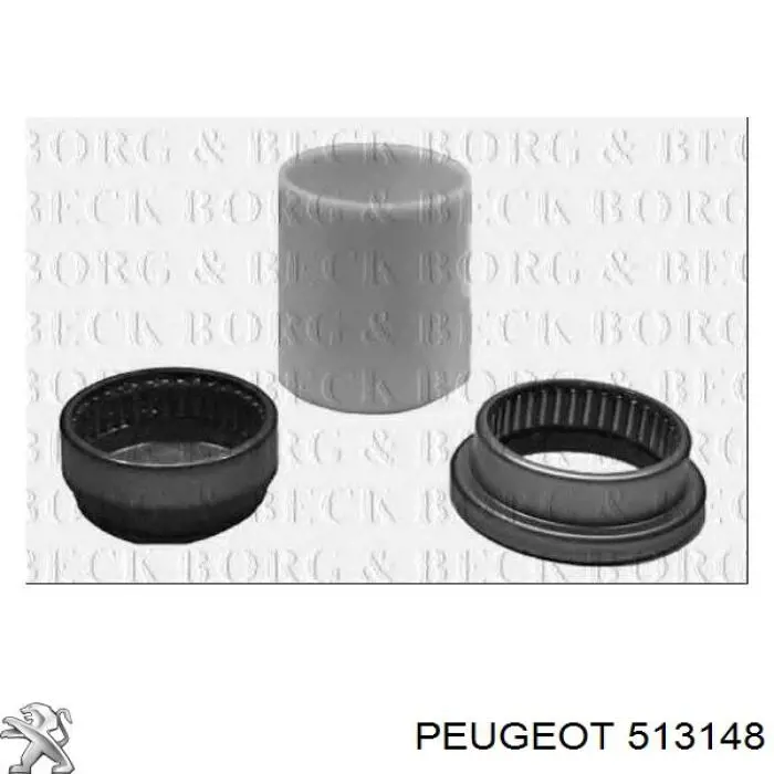 513148 Peugeot/Citroen bloque silencioso trasero brazo trasero delantero