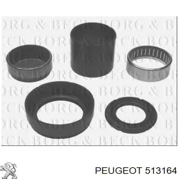 513164 Peugeot/Citroen rodamiento de fijacion de la palanca trasera (soporte suspension trasera)