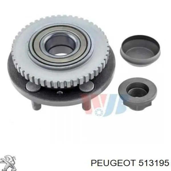 Comprar 513195 Peugeot/Citroen Rodamiento de agujas del eje trasero